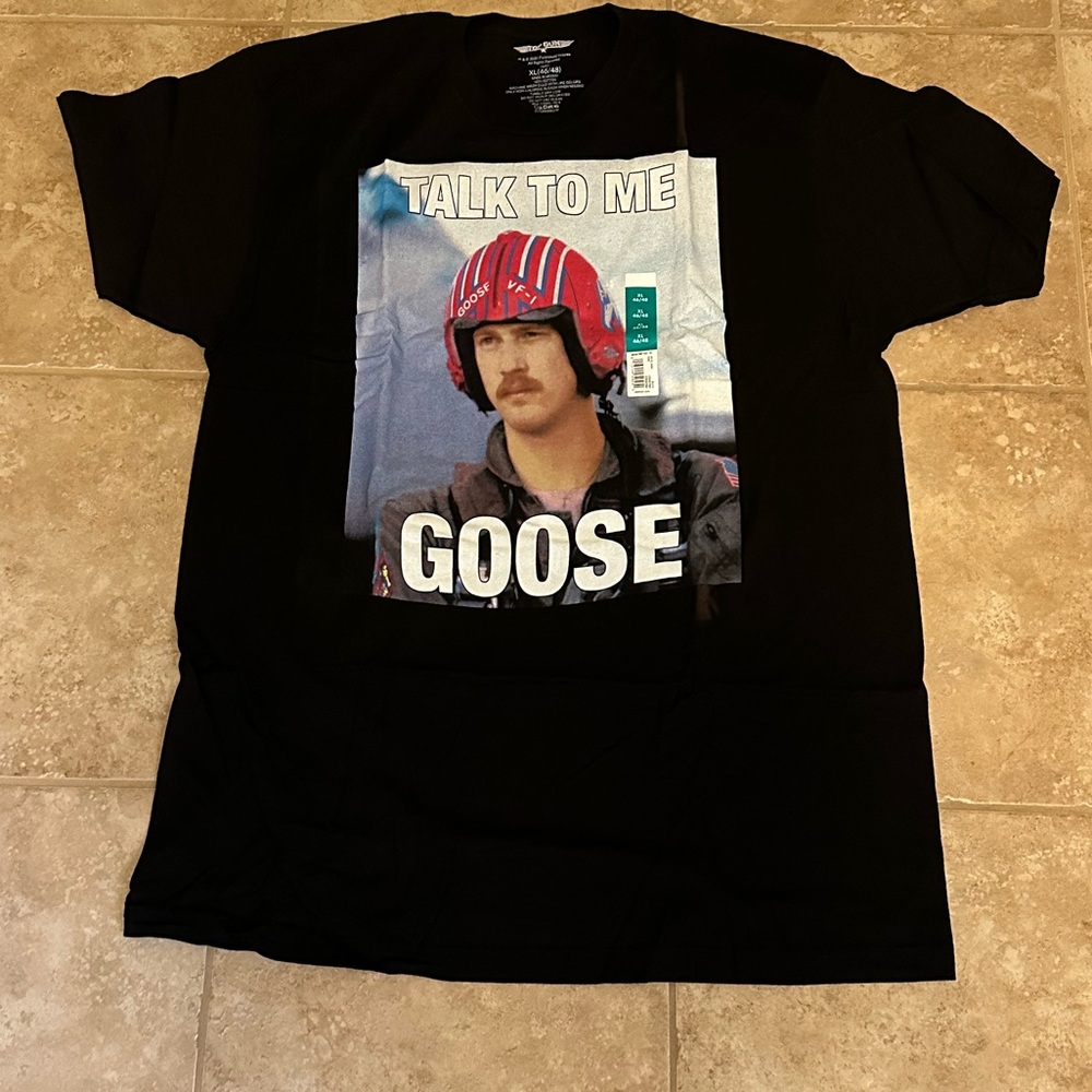 Top Gun Talk To Me Goose men’s Graphic Tee Shirt